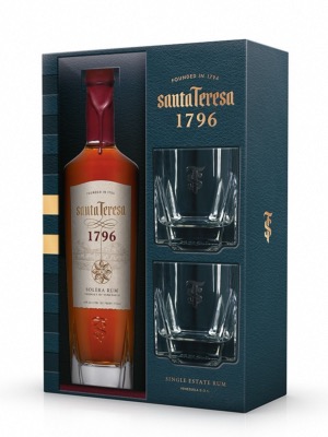 SANTA TERESA 1796 Coffret 2 Verres 40%